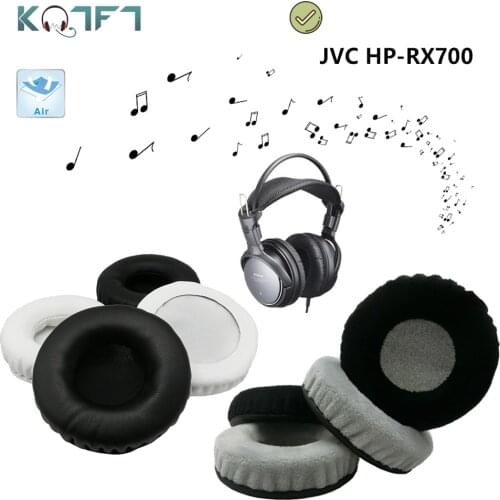 KQTFT flannel 1 Pair of Replacement Ear Pads for JVC HP-RX700 Headset EarPads Earmuff Cover Cushion Cups