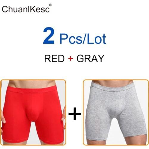 2 Pcs/Lot Hot Underwear Long Wear-Resistant Underwear Sports Underwear Large Size Mens Underwear Running Fitness Youth Boyshort