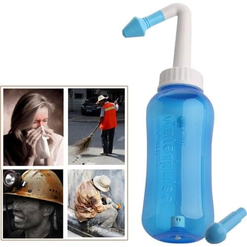 New Nose Wash System Sinus & Allergies Relief Nasal Pressure Rinse Neti pot