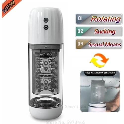 Automatic Telescopic Rotation Male Masturbator Aircraft Cup Accessories Adult Masturbator Electric Climax Sex Toys For Men Shop