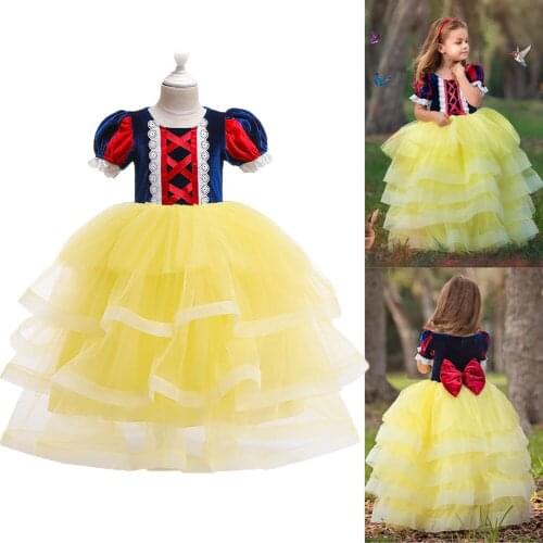 Girls Dress Autumn Snow White Dress For Girls Cosplay Princess dress Birthday Present Christmas Gift Party Costume Clothes