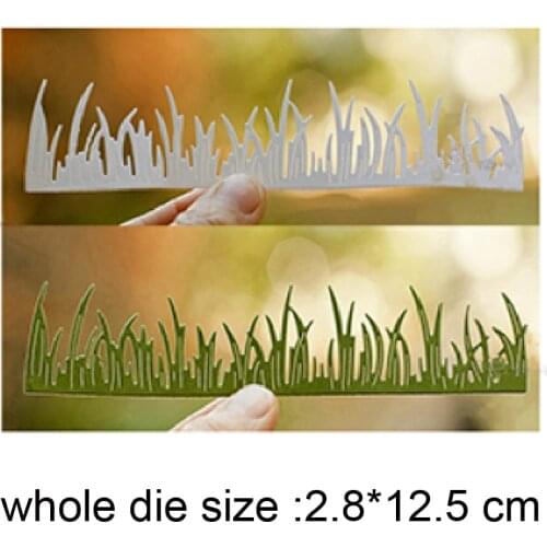 Grass border Metal Cutting Dies Stencil for DIY Scrapbooking Album Embossing Paper Cards Decorative Crafts Die Cuts