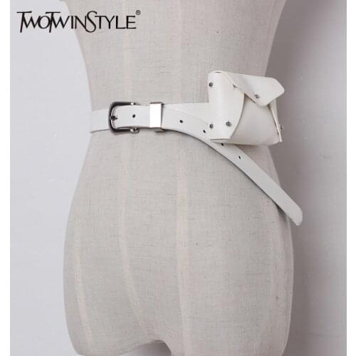 TWOTWINSTYLE Women's Wide Belts