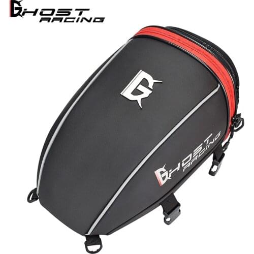 Ghost Racing Motorcycle Tail Bag Waterproof Motorcycle Rear Backpack Luggage Multifunctional Tool Bag For Motorcycle 10L