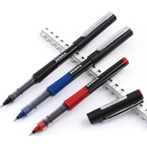 ZEBRA Liquid Ink Rolling Ball Pen Quick Dry 0.38mm 0.5mm Black Blue Red Ink Gel Pen Japanese Stationery School Office Supplies