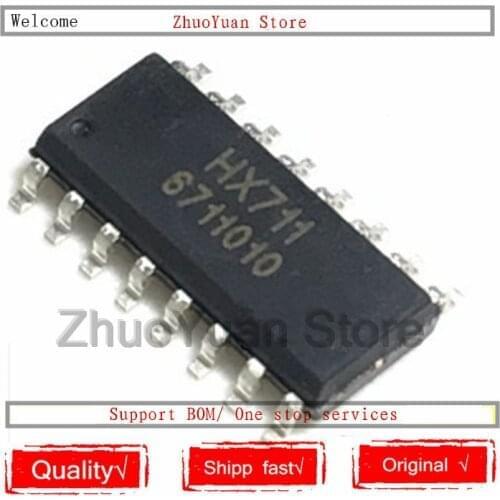 100PCS/lot 100%New original HX711 SOP-16 HX711 IC chip