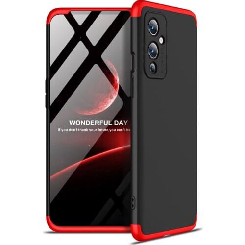 360 Full Body Protection Hard Slim Case Coated Non Slip Matte Cover with Screen Protector for Oneplus 9 Cases ,(1+9)