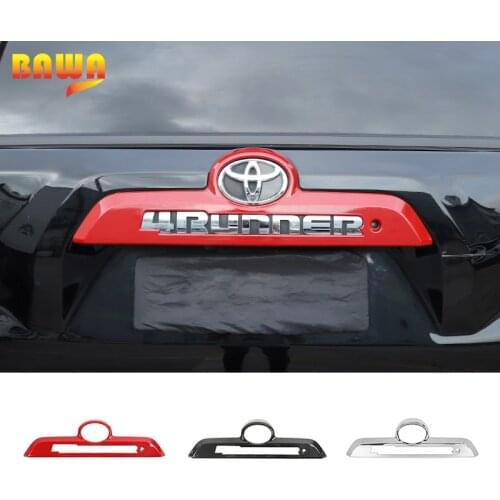 BAWA Car Stickers for Toyota 4Runner 2010+ Car Rear Tail Door Handle Decoration Accessories for Toyota 4Runner 2010