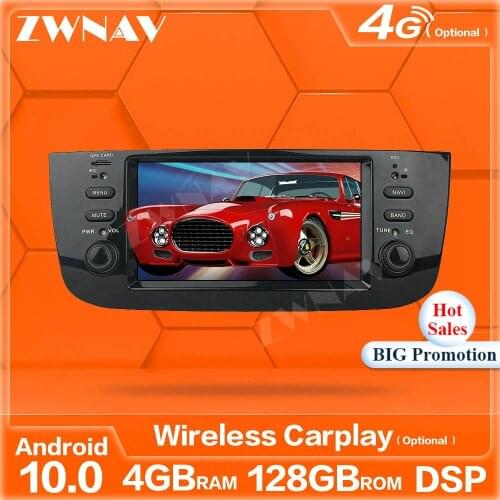 128GB Android 10 Screen Car Multimedia Player For Fiat Linea 2014 2015 Car GPS Navi Auto Audio Radio Music Stereo Wifi Head Unit