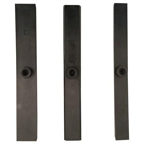 STRUSTESC OTE30100 FAA380F4 Elevator 3 IN 1 Guide Shoe Insert L200mm W20/25/20mm Black