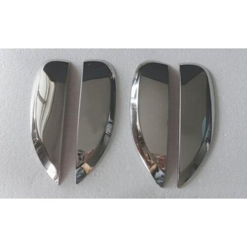 Stainless steel chrome door handle bowl for Renault Logan 2 Dacia Sandero Stepway II Sandero 2 exterior decorative cove 4PCS