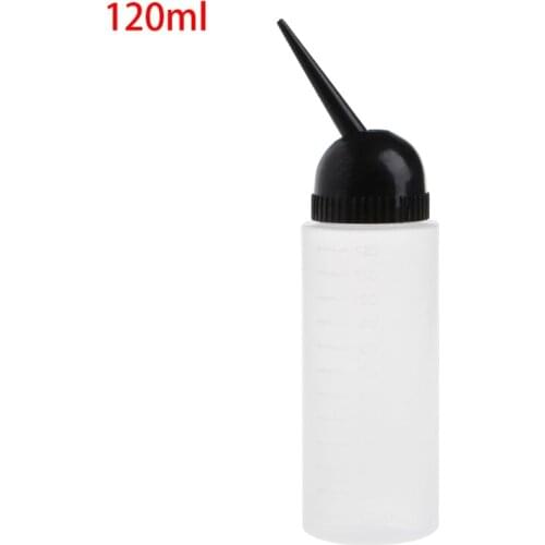 120ml Salon Hair Washing Cleaning Refillable Squeeze Bottle Hairdressing Tool