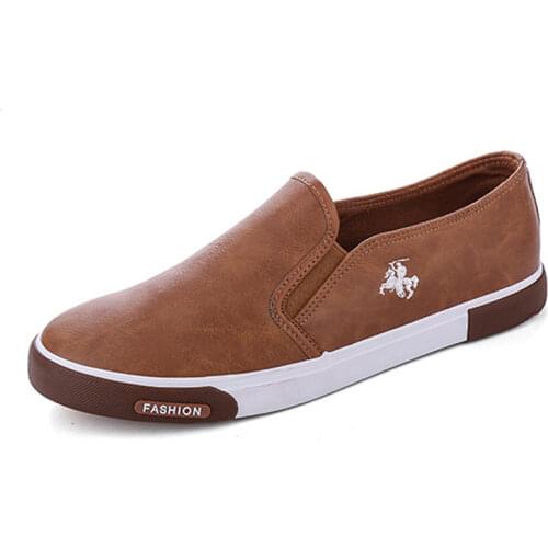 New 2019 Fashion Mens Shoes Outdoor Male Loafers Walking Brand Sneakers Men Casual Shoes Leather Shoes for Men Flats Driving