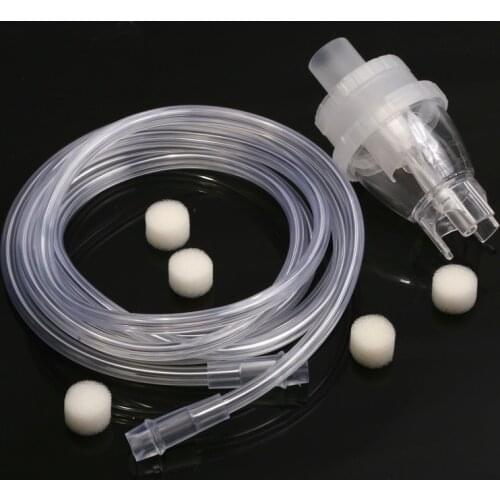 Soft AtomizerTube Filter& 6mlAtomized Cup Sponge Nebulizer Accessorie Inhaler Catheter Air Compressor Nebulizer Medicine Bottle