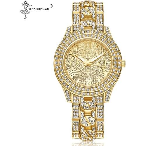 Hip Hop Gold Silver Luxury Mens Ice Out Watches Date Quartz WristWatches With Micropave CZ Rhinestones Jewelry Unique For Unisex