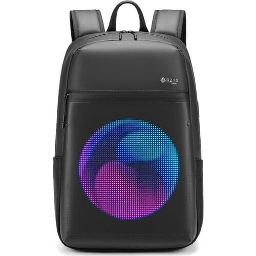2021 LED Display backpack Business travel Laptop Backpack Men DIY Smart backpack school Backpack woman WIFI multimedia backpack