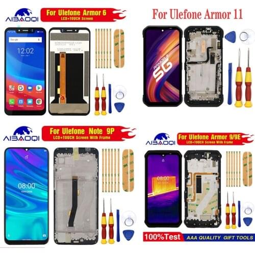 New Original For Ulefone Armor 6 Armor 6E Armor 6S Armor 9/9E Note 9P Armor 11 Touch Screen LCD Display Replacement Parts