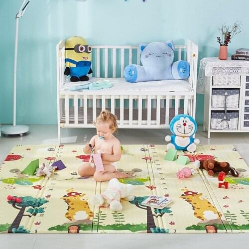 Foldable Play Mat For Baby Toddlers Thick Climbing Pad Childrens Soft Carpet High-density Tasteless Kids Rug Educational Games