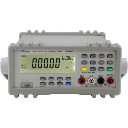 TM-8155+ DUAL display Ture rms 80000 counts Bench Digital Multimeter