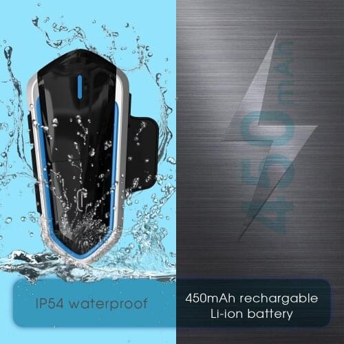 Waterproof Intercom Motor Interphone Headphones FM Radio Motorcycle Helmet Intercoms Qtb35 for Helmet Motor Intercom Bluetooth