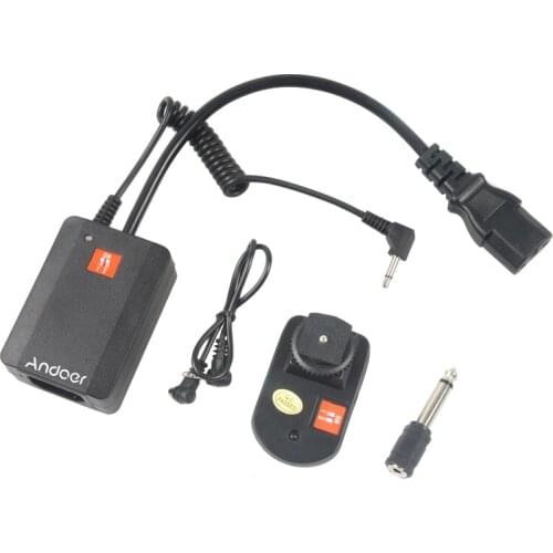 Andoer AC-04 4 Channels Wireless Radio Studio Flash Trigger for Canon Nikon Sony DSLR camera with single-point hot shoe