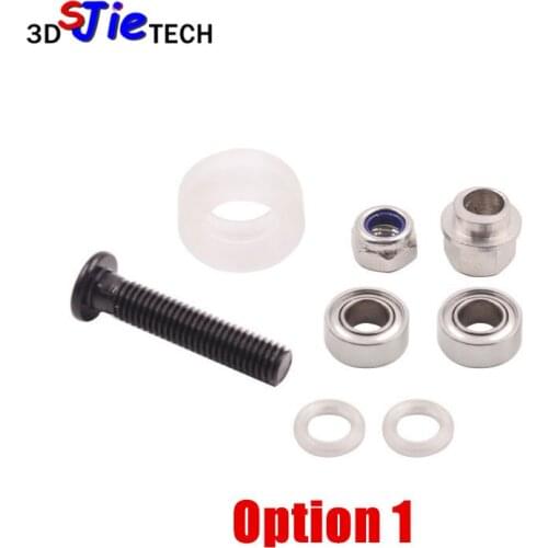 1 set Openbuilds Xtreme Mini V Wheel kit color black / clear for V-slot linear rail/C-Beam Rail/3D printer parts