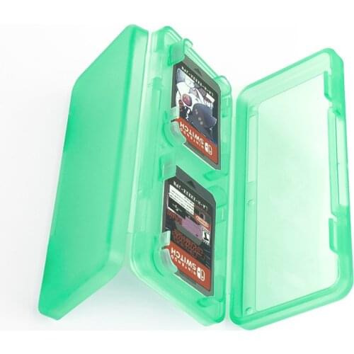 100 PCS a lot 4 In 1 Mini Protective Case Game Cards Storage Box Shockproof Shell Portable box For N-S for Switch