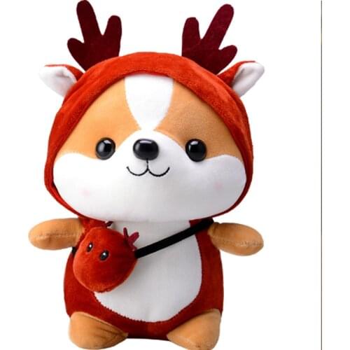 25CM Newest Plush&Stuffed Sweet Squirrel Cute Animals For Kids Toys Doll For Girls Birthday Christmas Gift