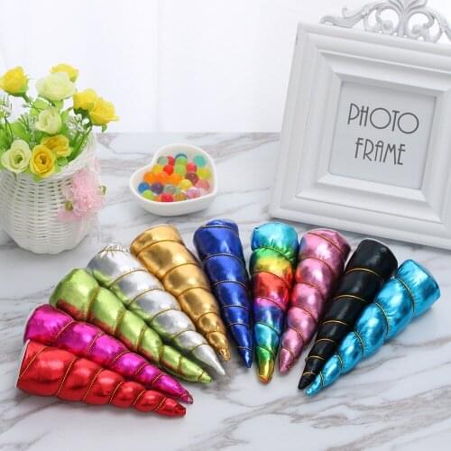 3pcs/lot Unicorn Horn Flatback for Baby Girls Hair Bands Headbands Party Diy Headwear Hair Accessories