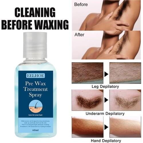 60ml New After Wax Treatment Cleansing Gel Spray Pre Wax Treatment Spray Hair Removal Waxing Skin Care Beauty