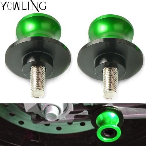 Motorcycle Accessories Swing Arm Z650 CNC Swingarm Sliders Spools Stand Screws For Kawasaki Z650 Z 650 2016 2017 2018