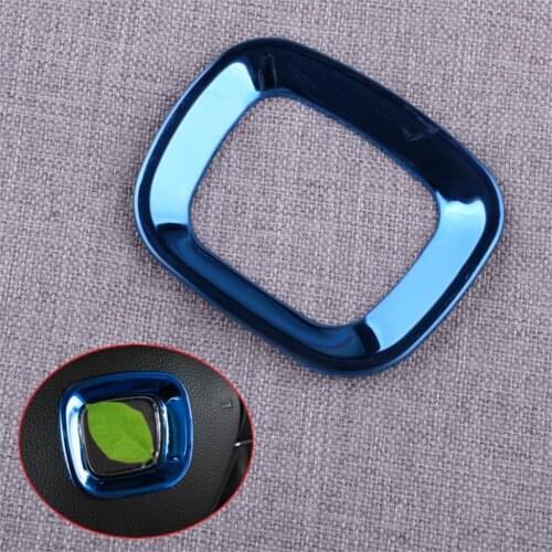 Car Blue Steel Steering Wheel Logo Emblem Cover Trim Fit For Honda Accord 10th 2018 2019 2010