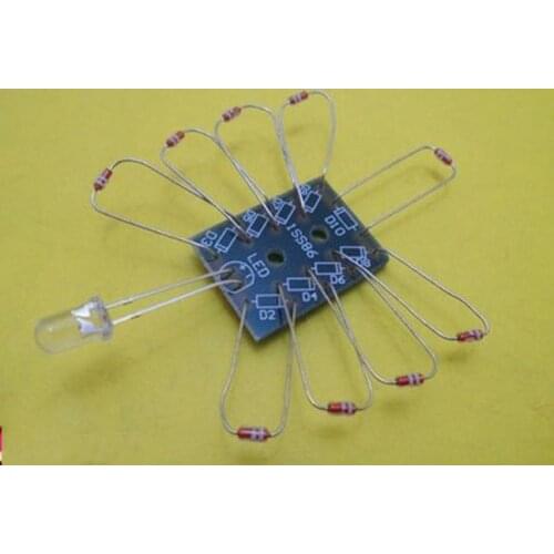 Free Shipping! Electronic Module Mobile lightning flash kit Cell phone signal radiation power DIY kit module sensor