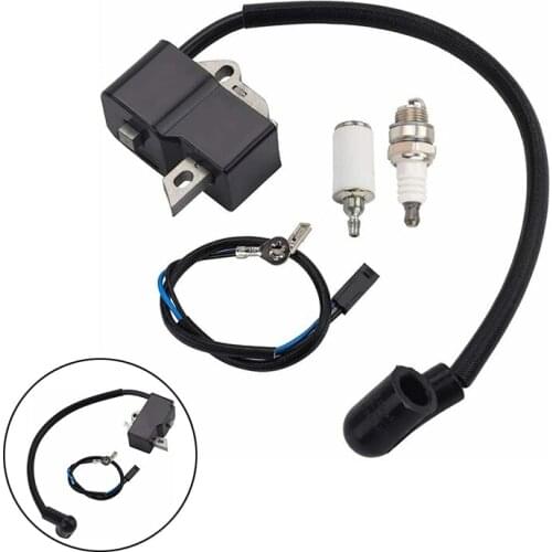 1 set Ignition Coil For Husqvarna 128L 128LD 125L 125E Trimmer 545046701 530039224 Ignition Coils Fuel Filter Ignition Coils New