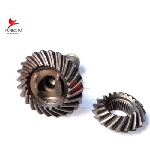 2 sets Bevel gear and shaft for JIANSHE 400CC ATV YH400cc buggy parts number is F3-580307-0 and F3-581301-0
