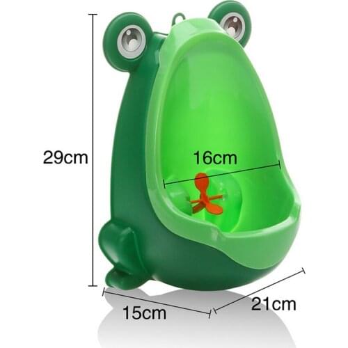 Frog Plastic Baby Boys Children Pee Potty Toilet Training Kids Urinal Bathroom