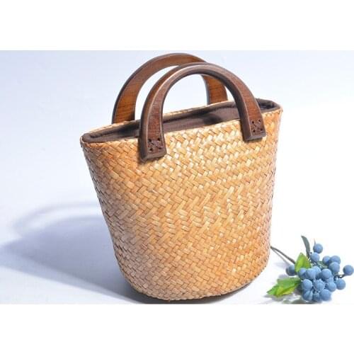 Sea grass Knitted fashion bag Lady handbag beach handbag traval bag