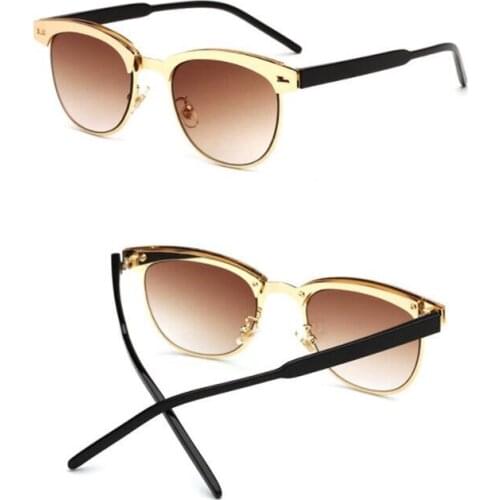 Fashion Sunglasses ladies fashion sunglasses new metal sunglasses oversized Square sunglasses UV400 women sun glasses