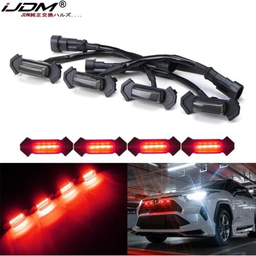 IJDM For 2016-up Toyota Tacoma w/TRD Pro Front Grille LED Light Raptor Style Lamp, Front Grille DRL Parking Lights Lighting 12V