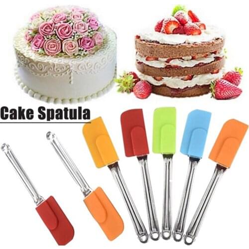 Useful Multi-purpose Silicone Scraper Spatula Utensil For Cooking Cake Baking Mixing Cakes Mould Kitchen hot