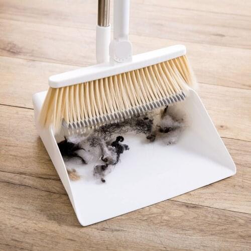 Folding Broom Dustpan Set Floor Cleaner Sweeper Dust Pan and Brush Soft Bristle Cleaning Tool Home Dustpan Broom
