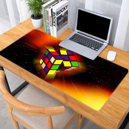 Rubiks Cube Mouse Pad Gamer Accessories Gaming Mouse Mat PC Gamer Cabinet Keyboard for Compass Valorant Mausepad Table Pads