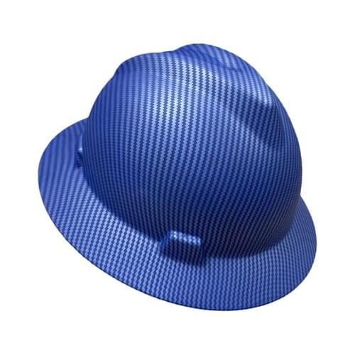 DARLINGWELL Hard Hat Classic Blue Carbon Fiber Color Helmet Construction Work Cap Safety Railway Mine Traffic Working