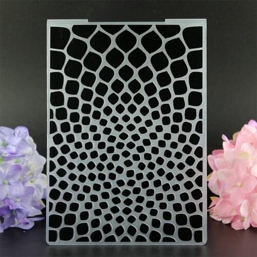 YLEF054 Swirl Plastic Embossing Folder For Scrapbook Stencils DIY Photo Album Cards Making Decoration Template Tool 10.5*14.5cm