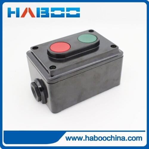 1PCS PACKING LA4-2H protection control box momentary operation switch 5A 380V 2position electrical control box
