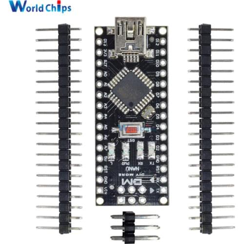 10Pcs/Lot Mini USB Nano 4.0 atmega328 Atmega328P Controller for Arduino ATMEGA328P-AU PL2303TA 5V 16M Board Module With Pins