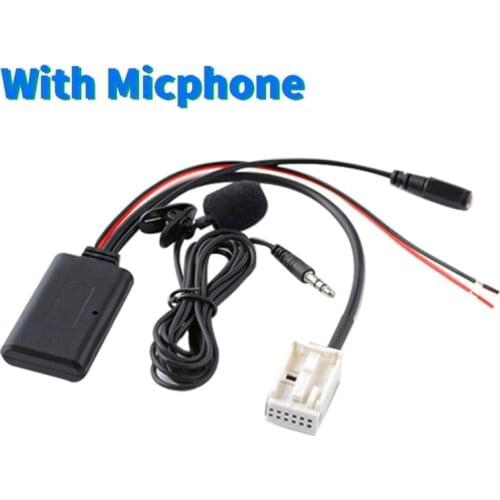 12Pin Bluetooth Module Wireless Car Radio Stereo Music Aux Cable Adapter For B MW E60 With Microphone