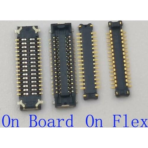 2Pcs LCD Display Screen Flex FPC Connector For Motorola Moto C Plus XT1750 XT1754 Cplus XT1721 XT1722 XT1723 Plug On Board 30pin