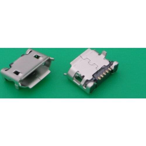 20pcs for Fly DS104D,DS106D,DS107D,DS115,DS123,DS124,E158,E185 5 pin micro mini USB type-B Charging port Connector jack socket
