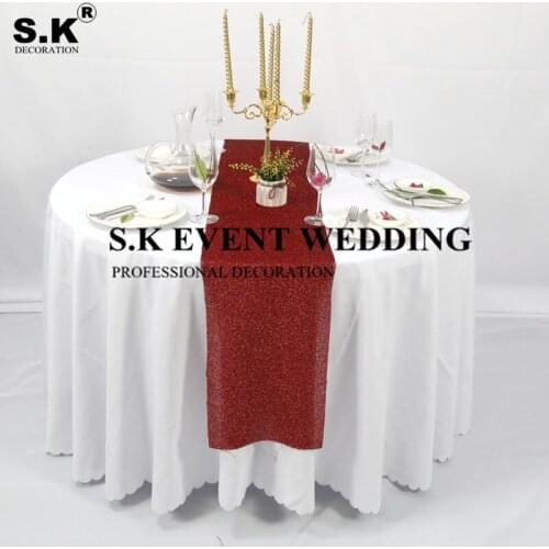 30x275cm Sequin Table Runner For Wedding Tablecloth Event Party Banquet Decoration